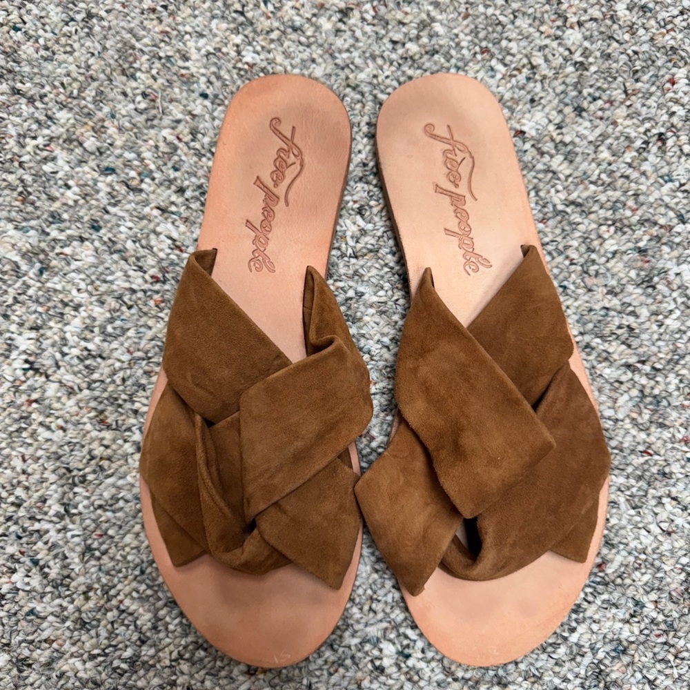 Free People tan Suede Sandals - Picture 2 of 5
